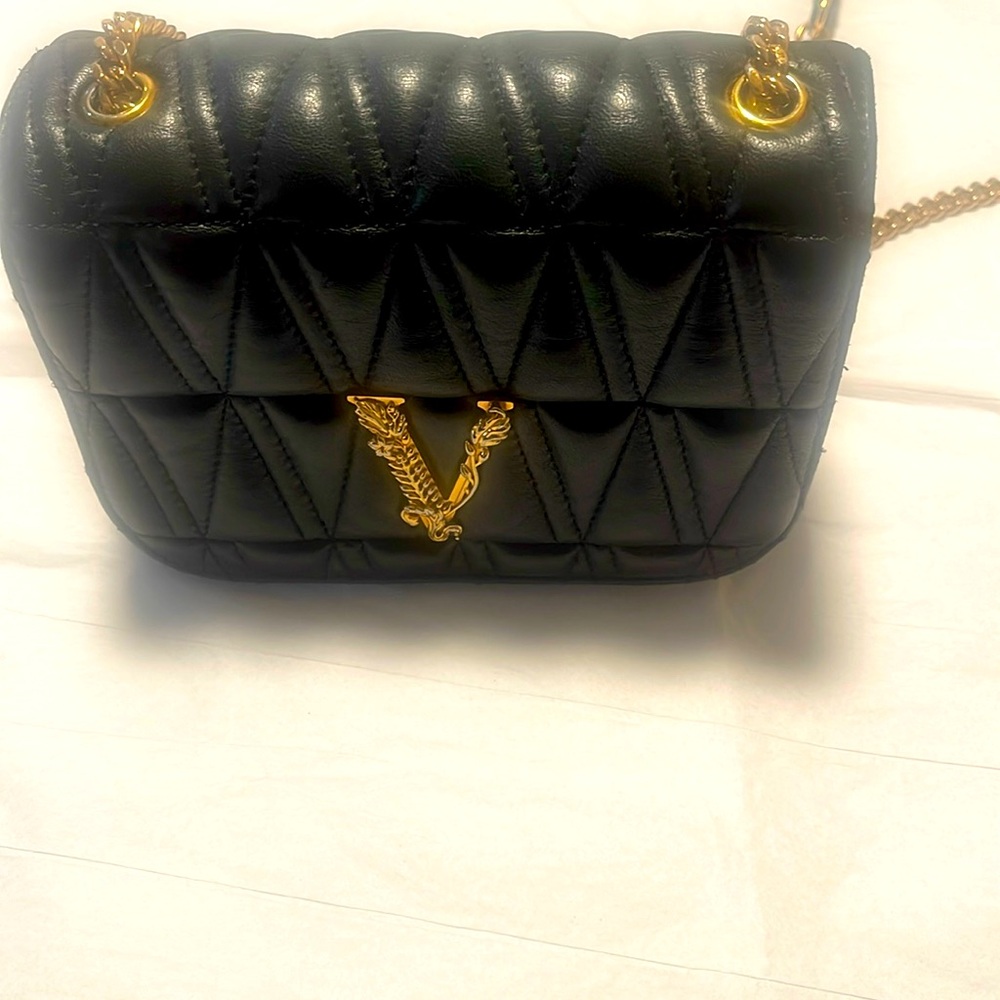 Versace cross body purse used